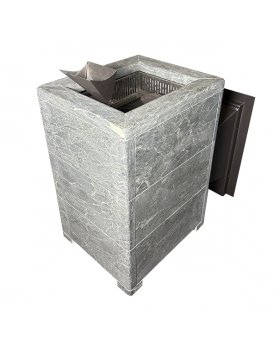 Чугунная печь Verona 18 Закрытая каменка Aisi-304 облицовка Тальк-foto6