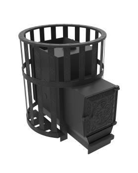 Печь для бани "Викинг 15" ДТ-4 Сетчатый кожух