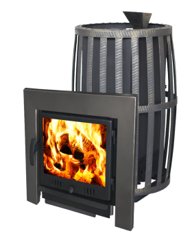 "Флагман 35" (Сетчатый кожух, Закрытая каменка)