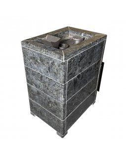 Чугунная печь Verona 18 Закрытая каменка Aisi-304 облицовка Пироксенит-foto4