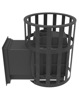 Печь-Камин для бани Воевода 15 Д-2 сетчатый кожух-foto5