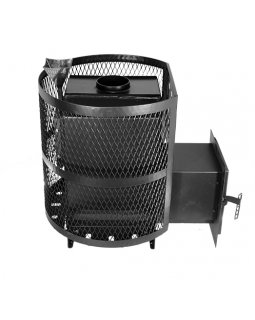 Печь Тундра-14 сетчатый кожух Закрытая каменка-foto4