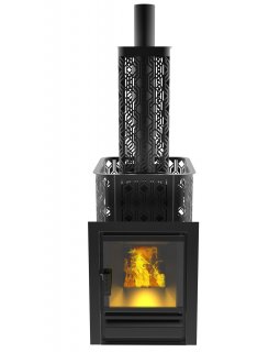 Чугунная печь Verona 18 Закрытая каменка из нержавеющей стали-foto7