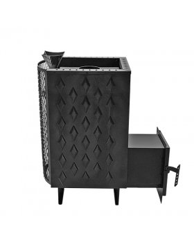 Печь Тундра-16 со стеклом конвекция Закрытая каменка-foto5