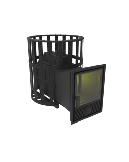 Печь для бани Воевода 20 Д-1 сетчатый кожух-foto2