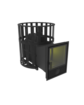 Печь для бани Воевода 20 Д-1 сетчатый кожух