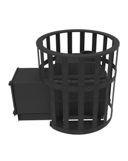 Печь для бани Воевода 20 ДТ-4 сетчатый кожух-foto5