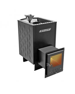 ПечьТундра-14 со стеклом конвекция Закрытая каменка-foto2