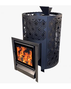 Печь камин для бани Народная 26