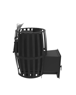 Печь-камин для бани 