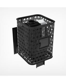 Чугунная печь для бани Verona 50 Закрытая каменка из нержавеющей стали-foto5