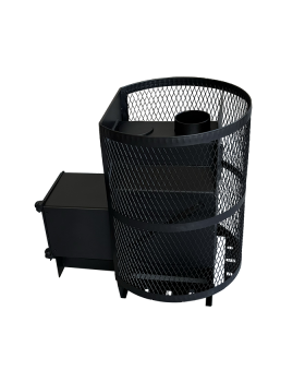 Печь для бани "Оптима 15" ДТ3-стекло Сетка-foto7