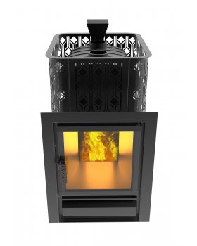 Чугунная печь Verona 18 Закрытая каменка из нержавеющей стали Чугунная печь Verona 18 Закрытая каменка из нержавеющей стали
