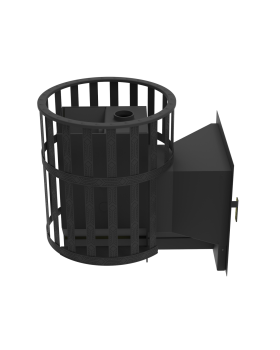 Печь для бани "Флагман 24" (сетчатый кожух)-foto6