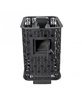 Чугунная печь Венеция 22 ГАЗ Закрытая каменка из нержавеющей стали-foto7