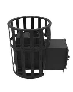 Печь для бани Воевода 15 ДТ-4 сетчатый кожух-foto7