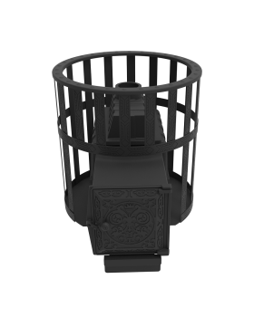 Печь для бани Воевода 20 ДТ-4 сетчатый кожух-foto5