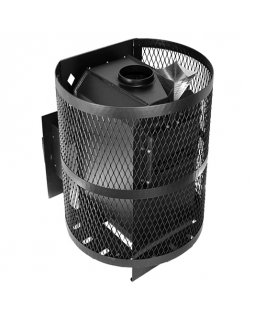 Печь Тундра-16 сетчатый кожух Закрытая каменка-foto5