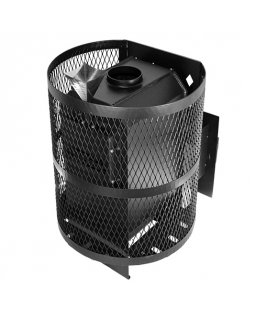 Печь Тундра-16 со стеклом сетчатый кожух Закрытая каменка-foto4