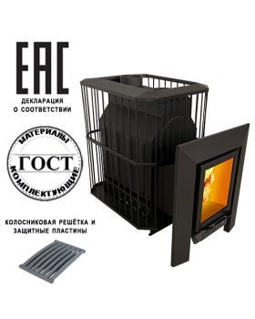 Печь Пегас 26 со стеклом сетка ЗК нерж