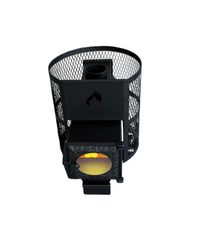 Печь для бани "Оптима 12" ДТ3-стекло Сетка-foto3