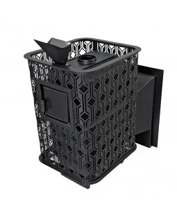 Чугунная печь Венеция 22 Закрытая каменка из нержавеющей стали-foto5