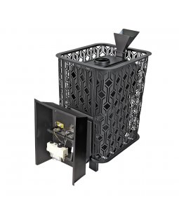 Чугунная печь Венеция 22 ГАЗ Закрытая каменка из нержавеющей стали-foto2