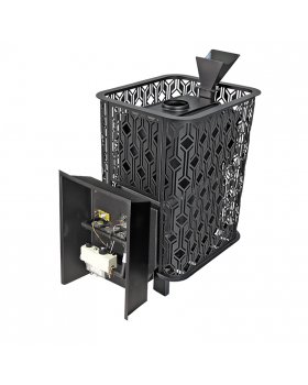 Чугунная печь Венеция 22 ГАЗ Закрытая каменка из нержавеющей стали Чугунная печь Венеция 22 ГАЗ Закрытая каменка из нержавеющей стали