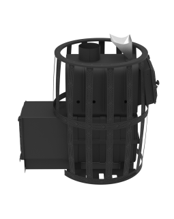 Печь для бани Воевода 20 ДТ-4 сетчатый кожух Закрытая каменка-foto5