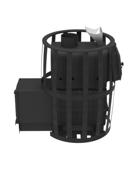 Печь для бани Воевода 20 ДТ-4 сетчатый кожух Закрытая каменка-foto4