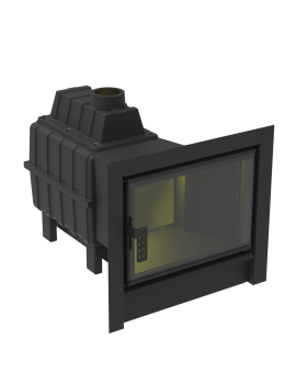 Печь-Камин для бани Воевода-ФЛАГМАН 20 под обкладку