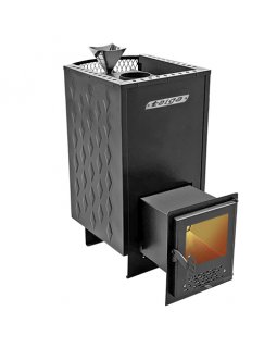 Печь Тундра-16 со стеклом конвекция Закрытая каменка-foto2