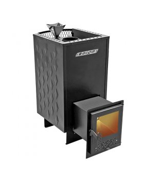 Печь Тундра-16 со стеклом конвекция Закрытая каменка Печь Тундра-16 со стеклом конвекция Закрытая каменка