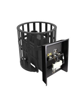 Печь Воевода 20 ГАЗ сетчатый кожух-foto2