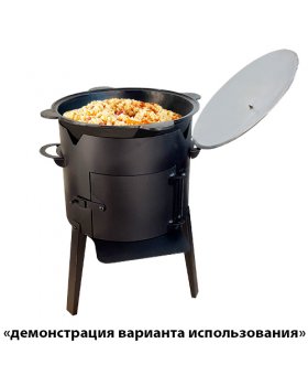 Печь под казан "казанчик" 380 с дверцей-foto2