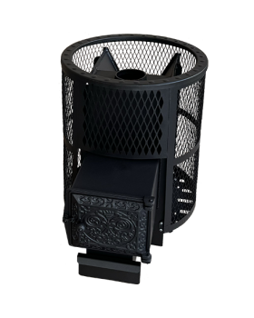 Печь для бани "Корвет" 24 ДТ-3 Сетчатый кожух