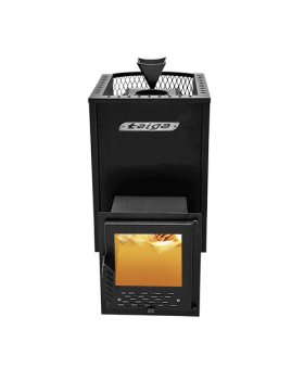 ПечьТундра-14 со стеклом конвекция Закрытая каменка-foto2