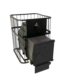 Чугунная печь для бани Воевода 15 ДТ-4 Лайт