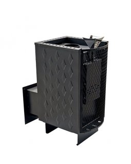 Печь Тундра-16 со стеклом конвекция Закрытая каменка-foto9