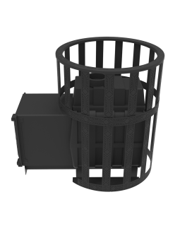 Печь для бани Воевода 15 ДТ-4 сетчатый кожух-foto5