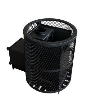 Печь для бани "Корвет" 15 ДТ3-стекло сетчатый кожух-foto8