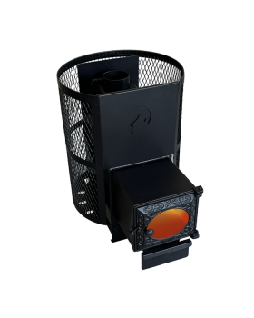 Печь для бани "Оптима 15" ДТ3-стекло Сетка-foto4