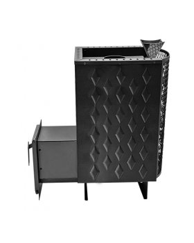 Печь Тундра-16 со стеклом конвекция Закрытая каменка-foto4