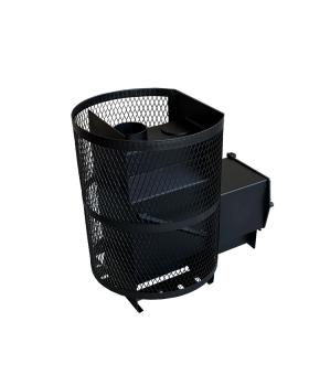 Печь для бани "Оптима 15" ДТ-3 Сетка-foto3