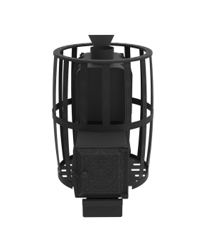 Печь для бани Воевода 20 ДТ-4 сетчатый кожух Закрытая каменка-foto5