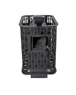 Чугунная печь Венеция 22 Закрытая каменка из нержавеющей стали-foto9