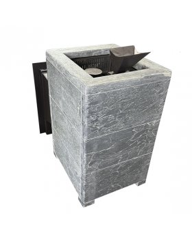 Чугунная печь Verona 18 Закрытая каменка Aisi-304 облицовка Тальк-foto5