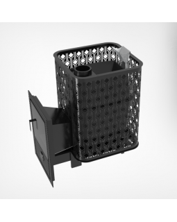 Чугунная печь для бани Verona 50 Закрытая каменка из нержавеющей стали-foto6