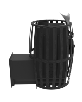 Печь-камин "Витязь" 28 Д-2-foto4