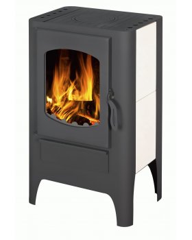 Печь-камин ЭКОКАМИН БАВАРИЯ ЭКО с плитой одна конфорка